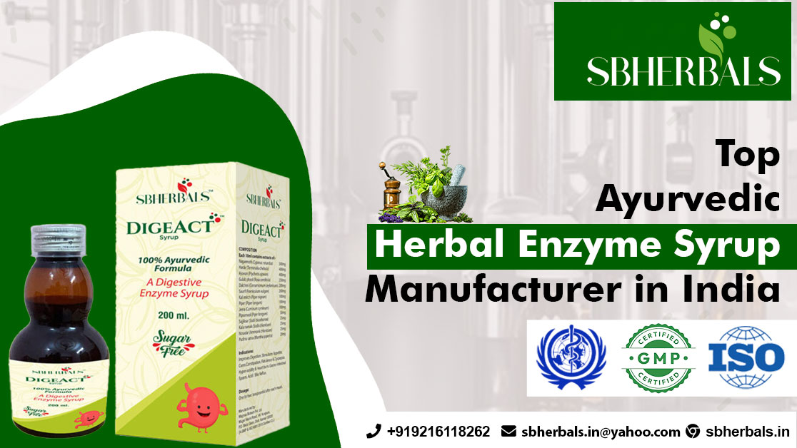 Ayurvedic Herbal Enzyme Syrup Manufacturer